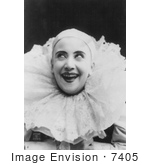 #7405 Stock Picture Of Pilar Morin As A Clown Smiling