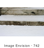 #742 Photograph of the Marble Steps at the BF Dowell House by Jamie Voetsch