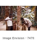 #7470 Picture of African Children Getting Their Height Measured by KAPD
