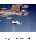 #7485 Stock Picture Of A X-38 Ship #2 Release From B-52