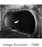 #7496 Stock Picture Of A Hl-10 In Wind Tunnel
