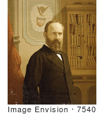 #7540 Picture Of President Garfield