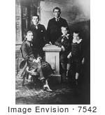 #7542 Picture of the Children of James Abram Garfield by JVPD