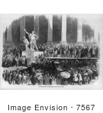#7567 Picture Of The Inauguration Of President Polk