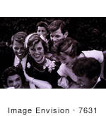 #7631 Picture Of The Kennedy Family At The Wedding Of John And Jackie