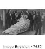 #7635 Photo Of The Death Of John Quincy Adams