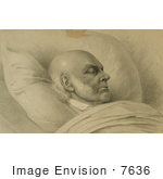 #7636 Picture Of John Quincy Adams On His Death Bed