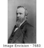 #7683 Picture Of President Rutherford Hayes
