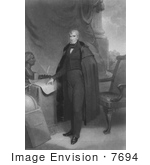 #7694 Image Of William Henry Harrison 9th President Of The United States