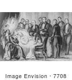 #7708 Image Of The Death Of Zachary Taylor