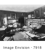 #7918 Picture Of Roosevelt’S Home Library