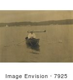 #7925 Picture Of Theodore Roosevelt In A Boat