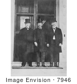 #7946 Picture Of Grover Cleveland Theodore Roosevelt And DR Francis