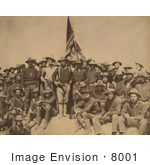 #8001 Picture Of Roosevelt And Rough Riders