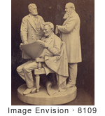 #8109 Picture Of Abraham Lincoln Ulysses S Grant Edwin M Stanton