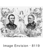 #8119 Picture Of Ulysses S Grant And Winfield Scott