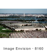 #8160 Photo Of The Pentagon On The Potomac River With A View Of The Washington Monument