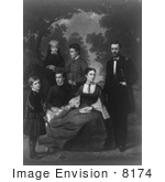#8174 Picture Of Ulysses S Grant And Family