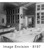 #8197 Picture Of A Kitchen Of The White House
