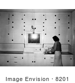 #8201 Picture Of A Woman In A Kitchen
