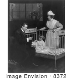 #8372 Picture Of A Doctor Inspecting A Child