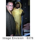 #8378 Picture of Animal Technician Lab Containment Suits in a Laboratory by KAPD
