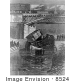 #8524 Picture Of The Great Railway Disaster Montreal Canada
