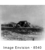 #8540 Picture Of Damaged Buildings After A Storm