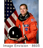 #8605 Picture Of Astronaut James Donald Halsell Jr