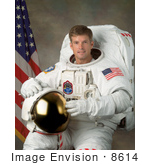 #8614 Picture Of Astronaut Steven Swanson