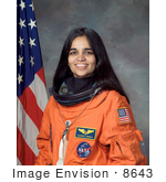 #8643 Picture Of Astronaut Kalpana Chawla