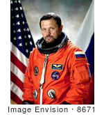 #8671 Picture Of Astronaut Boris Vladimirovich Morukov