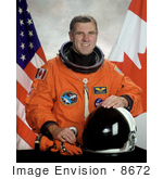 #8672 Picture Of Astronaut Dafydd Williams