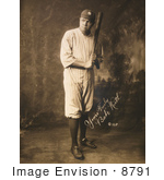 #8791 Picture of The Great Bambino, The Sultan of Swat, The Colossus of Clout by JVPD