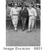 #8801 Picture Of Babe Ruth Jack Bentley And Jack Dunn