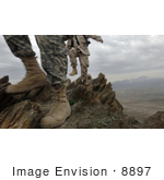 #8897 Picture Of Soldiers Climbing The Ghar