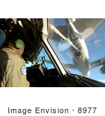 #8977 Picture Of Refueling A C-17 Globemaster Iii