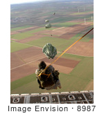 #8987 Picture Of An Airborne Jump Exercise