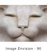#90 Picture of a Cat Face Sculpture by Kenny Adams