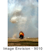 #9010 Picture Of A Conrolled Detonation Balad Air Base Iraq