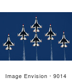 #9014 Picture Of The Air Force Thunderbirds
