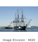 #9020 Picture Of The Uss Constitution Ship