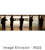 #9022 Picture Of Practicing At A Shooting Range
