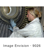 #9026 Picture Of A Kc-135 Mechanic