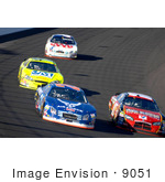 #9051 Picture Of A Race At The Las Vegas Motor Speedway