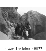 #9077 Picture Of Acoma Indians With Pottery