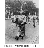 #9125 Picture of a Ku Klux Klan Parade by JVPD