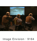 #9164 Picture Of A Simulated Marksmanship Trainer