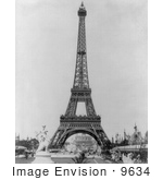 #9634 Picture Of The Eiffel Tower And Trocadero Palace
