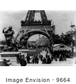 #9664 Picture Of Fountain Coutan Trocadero And Eiffel Tower